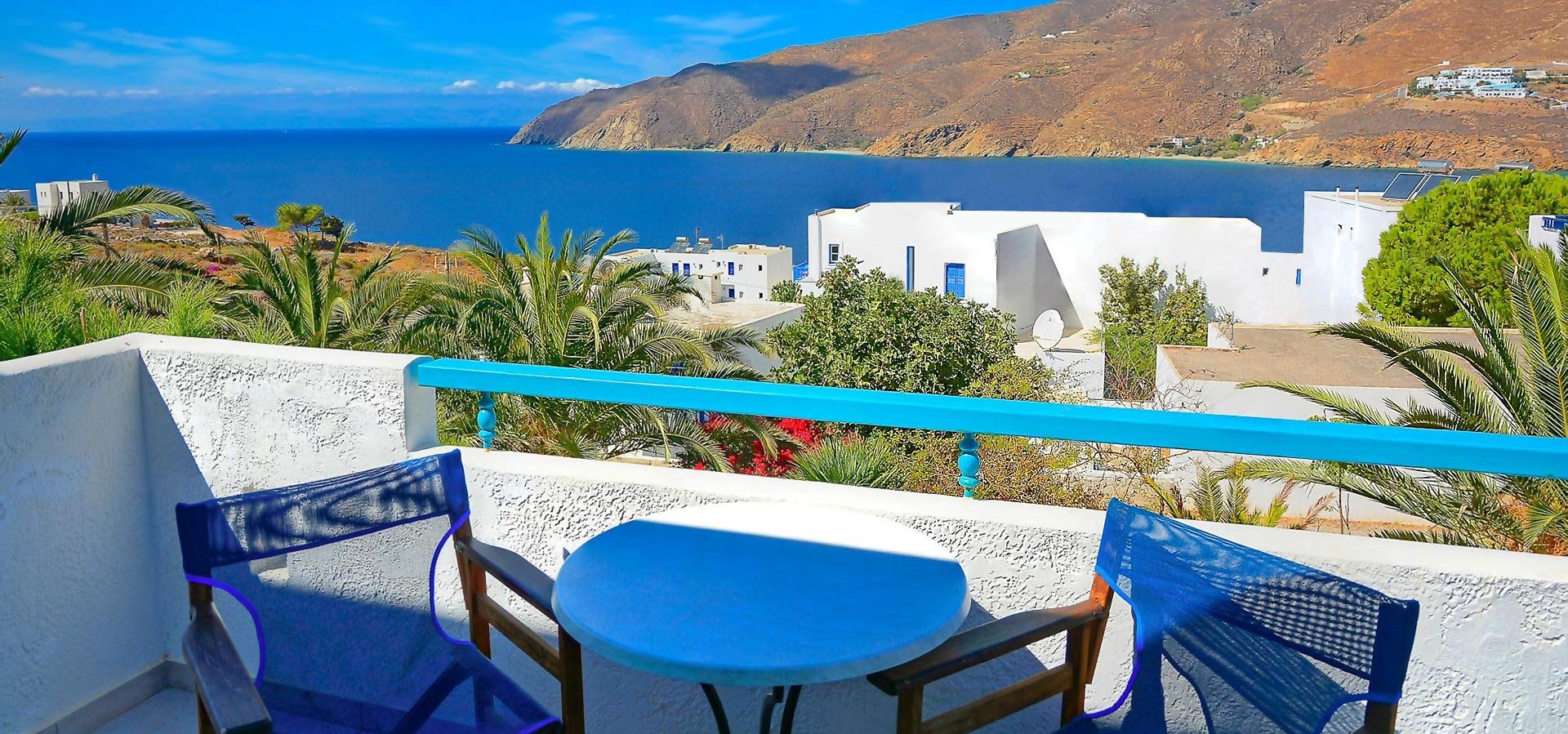 Sea View from Gryspos Hotel In Amorgos